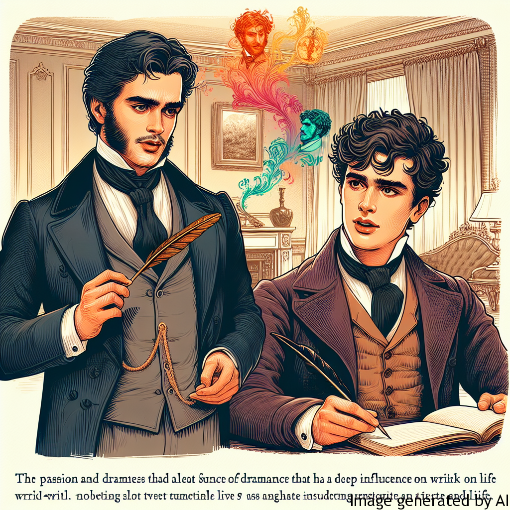 Oscar Wilde and Bosie — though not a relationship with a woman, the passion and drama of their relationship deeply influenced his work and life.