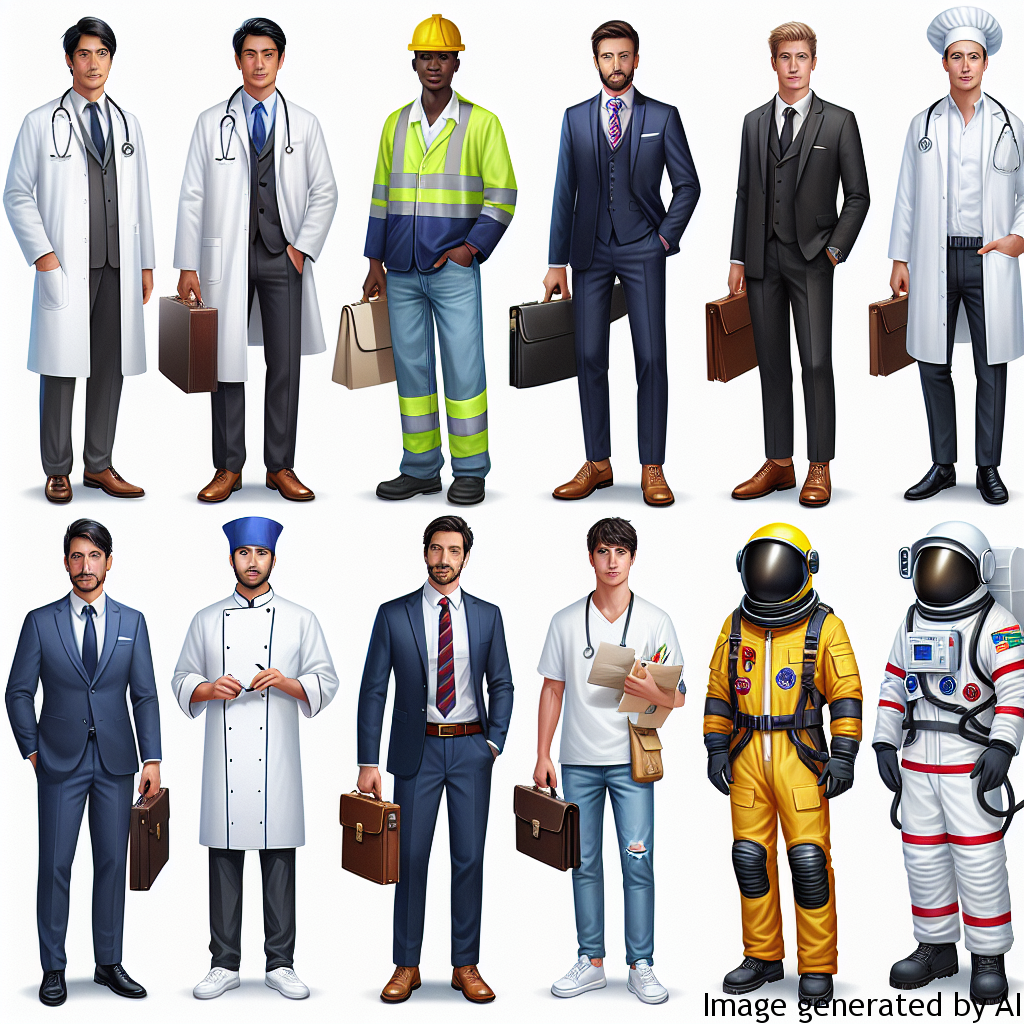 Men’s Fashion in Various Professions