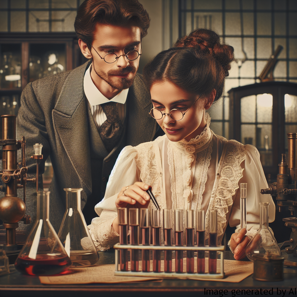 Pierre Curie and Marie Curie — Pierre supported Marie in her scientific research, leading to their joint Nobel Prize.