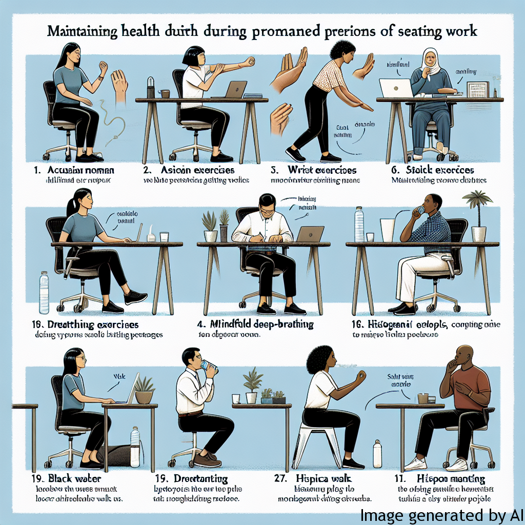 Maintaining Health During Prolonged Sitting Work