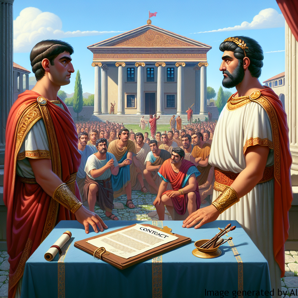 Legal Authority: Men in Rome possessed legal rights that reflected their dominant position in society, including the right to contract, own property, and hold public office.