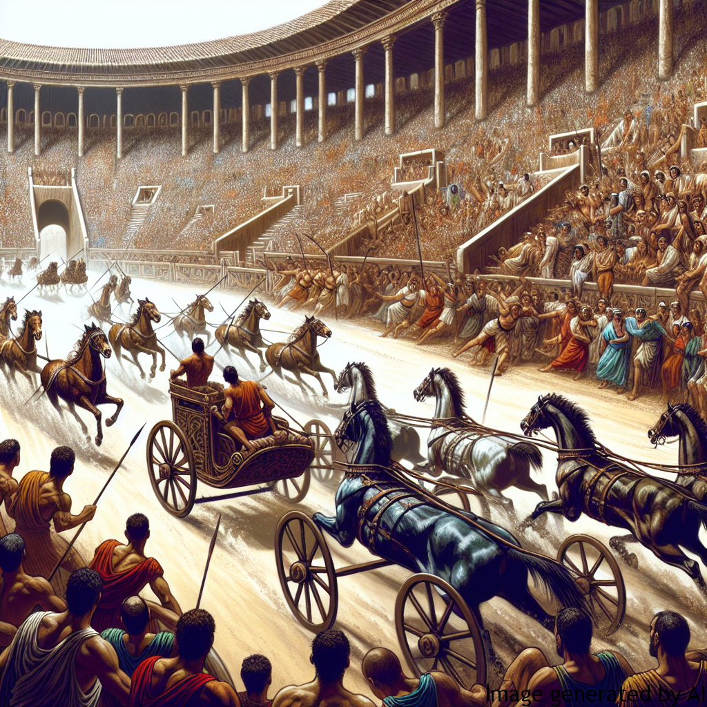 Physical Culture and Sports: Participation in sports, such as gladiatorial combat or chariot racing, was another way to demonstrate physical strength and courage.