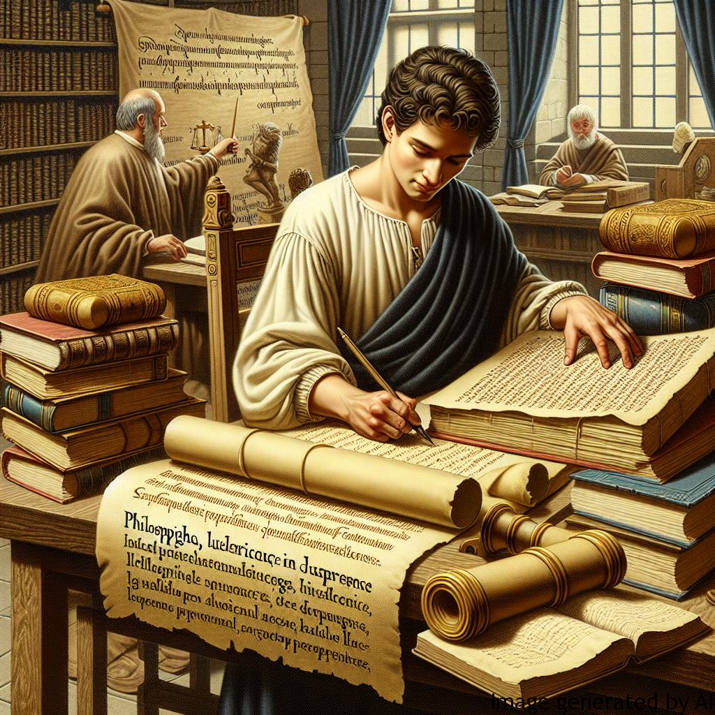 Philosophy and Education: Education was considered an important part of developing a man’s personality, including the study of philosophy, history, and jurisprudence, contributing to the formation of intellectual and moral qualities of a true man.