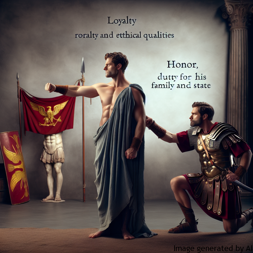 Moral and Ethical Qualities: Loyalty, honor, and duty to family and state were key moral aspects of Roman masculinity.