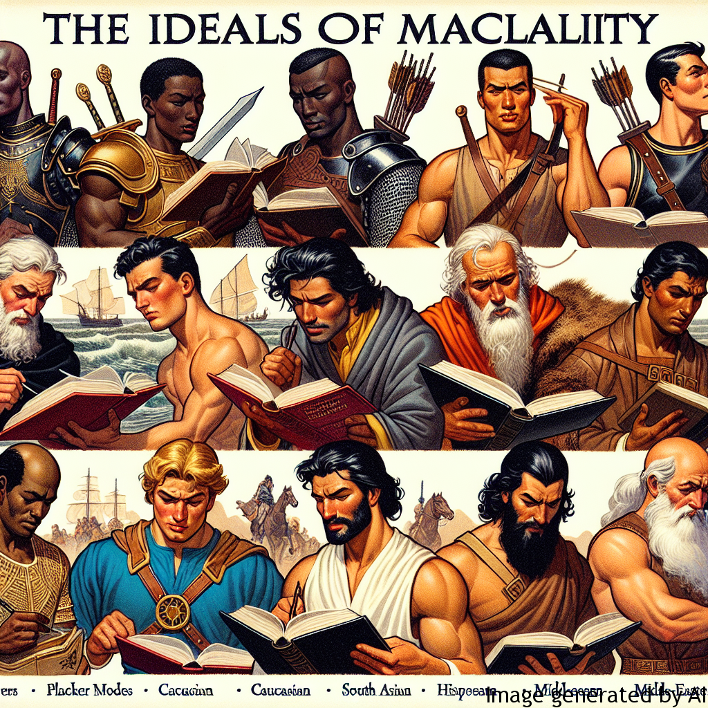 Ideals of Masculinity in Literature: Literary works often embodied masculinity through heroic characters who demonstrated strength, courage, and decision-making skills.