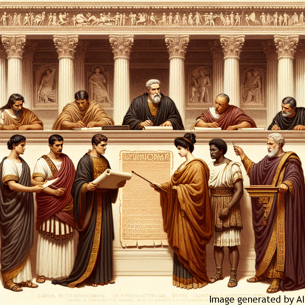 Judicial System: Work in the judicial system, including roles as lawyers, judges, and legislators, was a matter of particular attention for men in Rome.