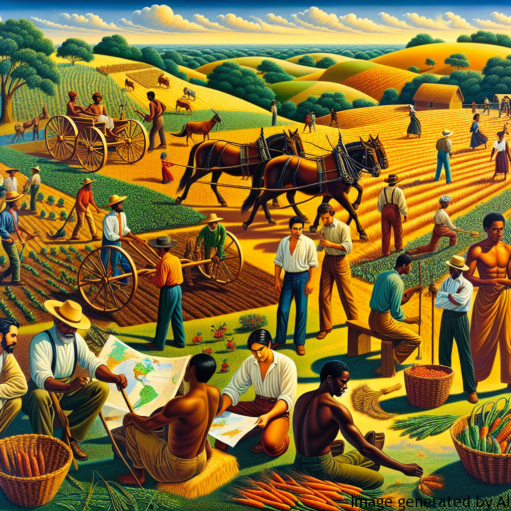 Land Cultivation and Agrarian Management: Farming and managing landholdings also fell within the duties of men, emphasizing their role as stewards of land and food.