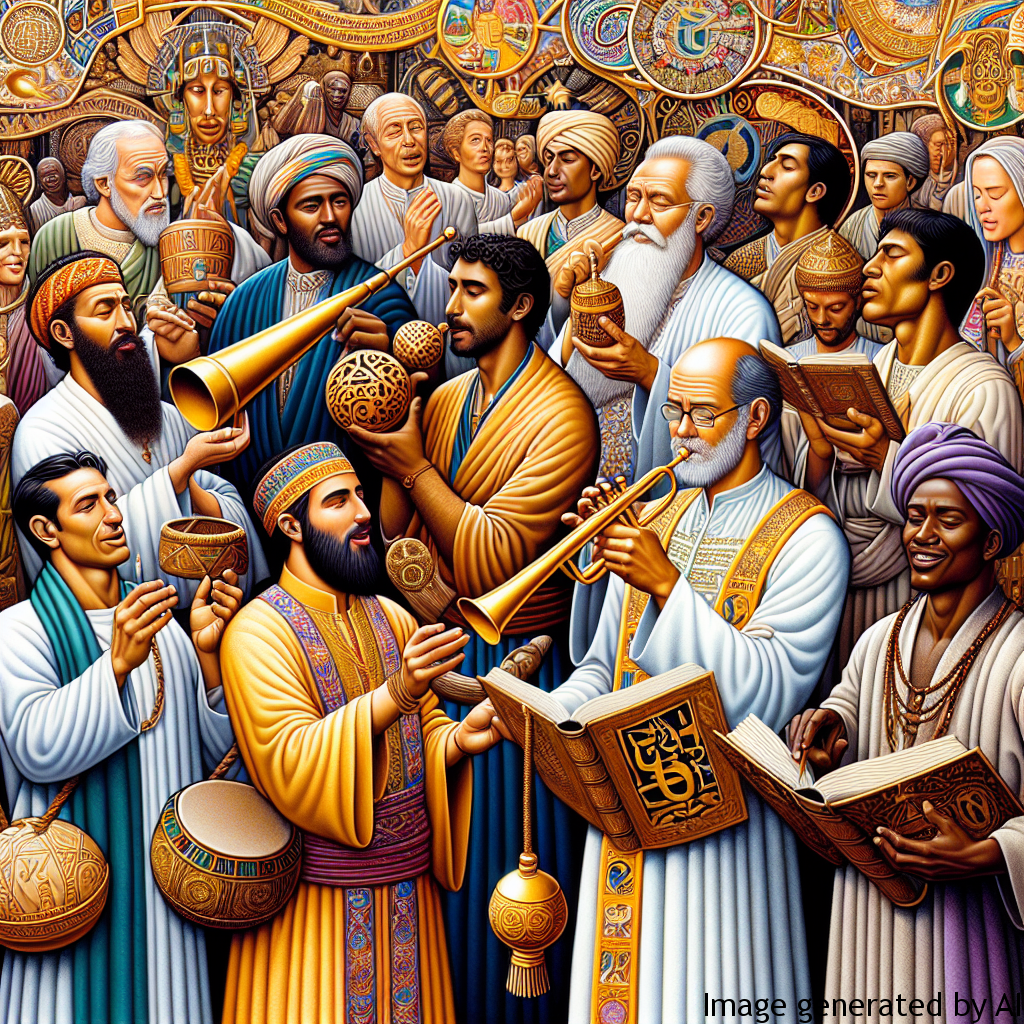 Participation in Religious Festivals: Men played a key role in conducting religious ceremonies.