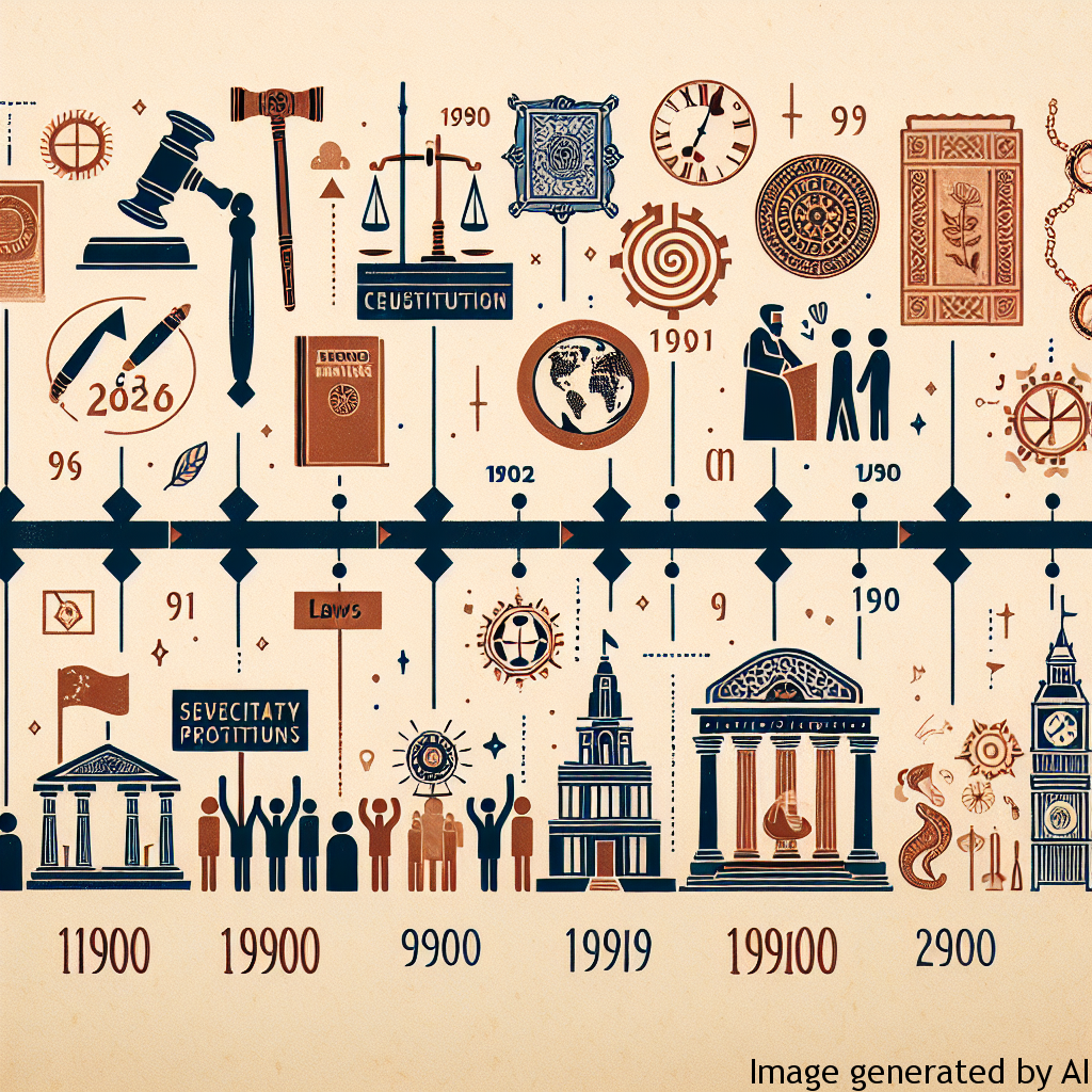 Legislative Changes Regarding Prostitution in the 20th Century