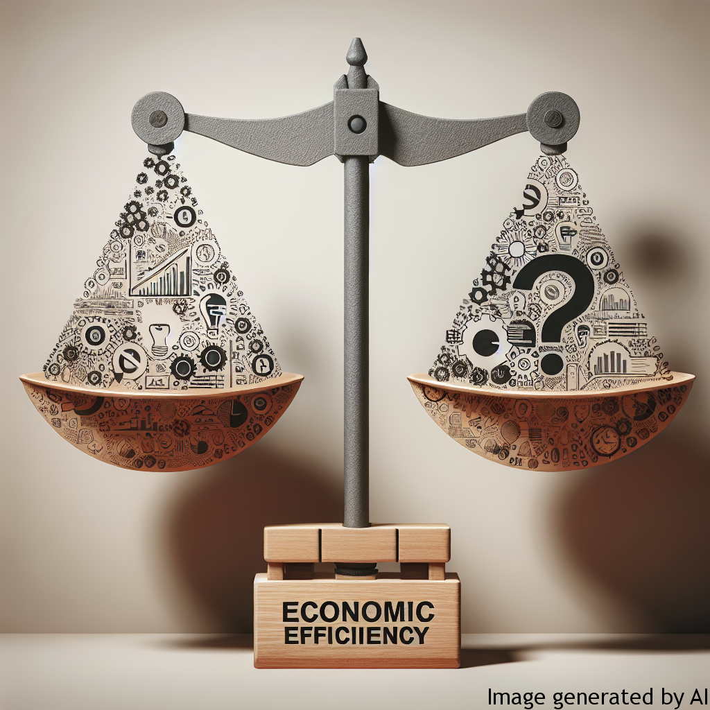 Economic Efficiency vs. (Sentence Incomplete)