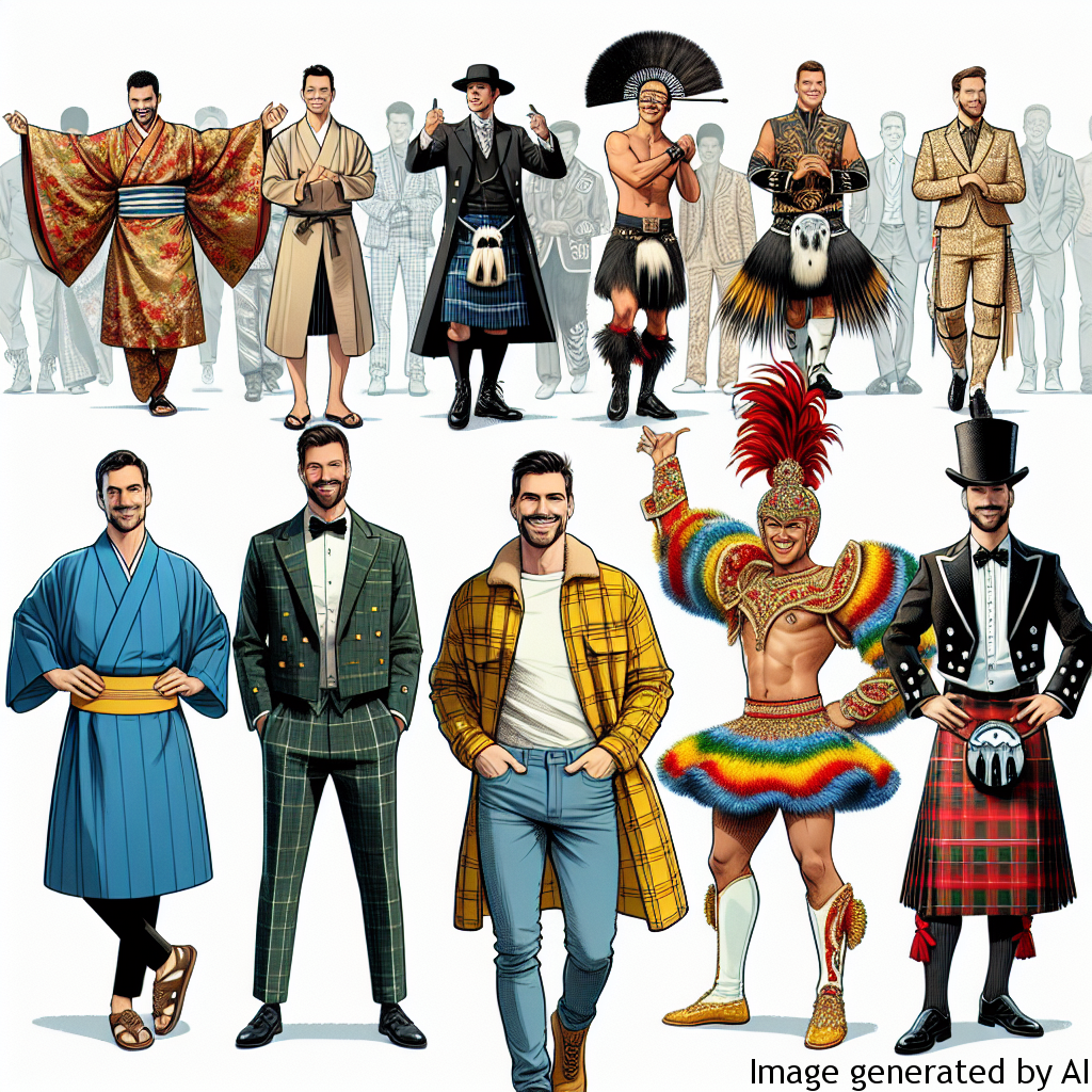 International Differences in Men’s Fashion and Sexuality