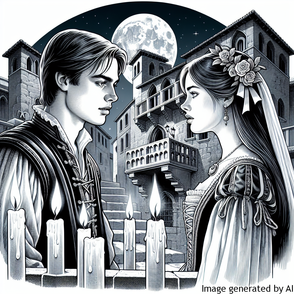 Romeo and Juliet — Romeo’s tragic love for Juliet leads to the death of both.