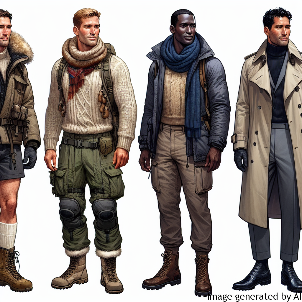 Men’s Fashion in Different Climatic Conditions